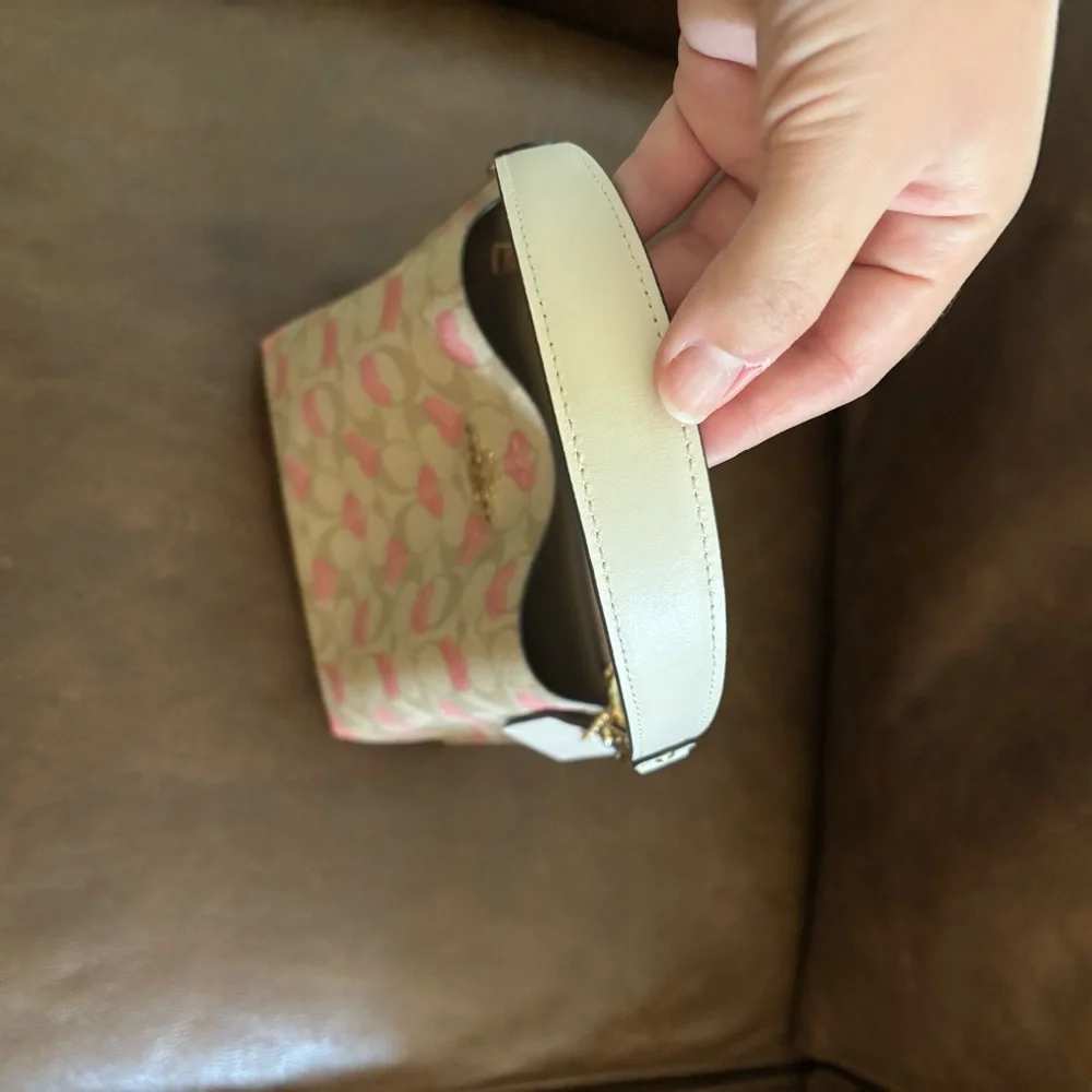 Coach Limited Edition Mollie Bucket 22 Bag Valentines 2024 Collection Pink Heart - Picture 15 of 16